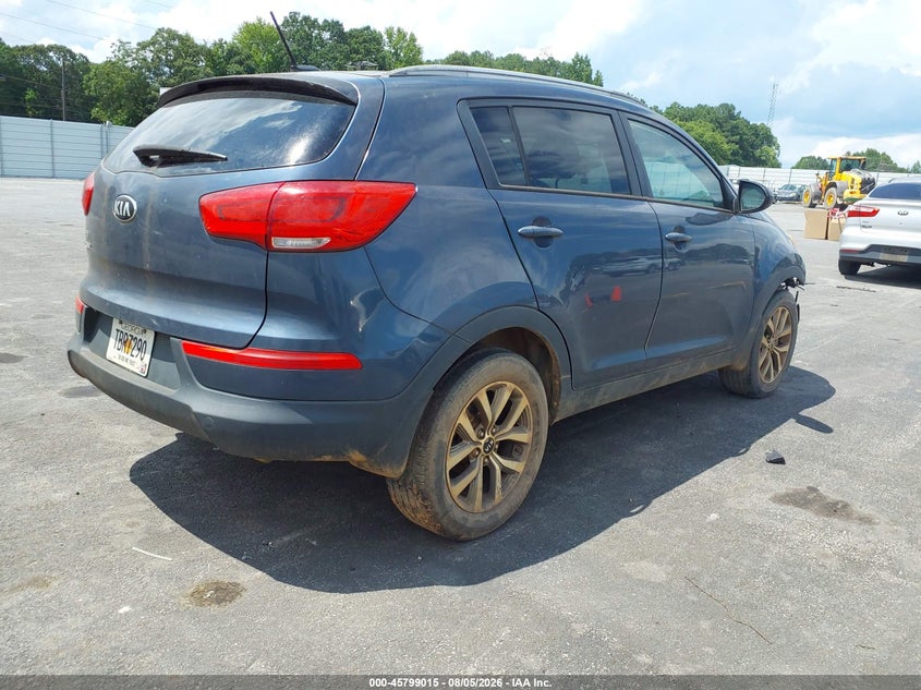 Vin: kndpb3ac8g7825532, lot: 46297846, kia sportage lx 20164