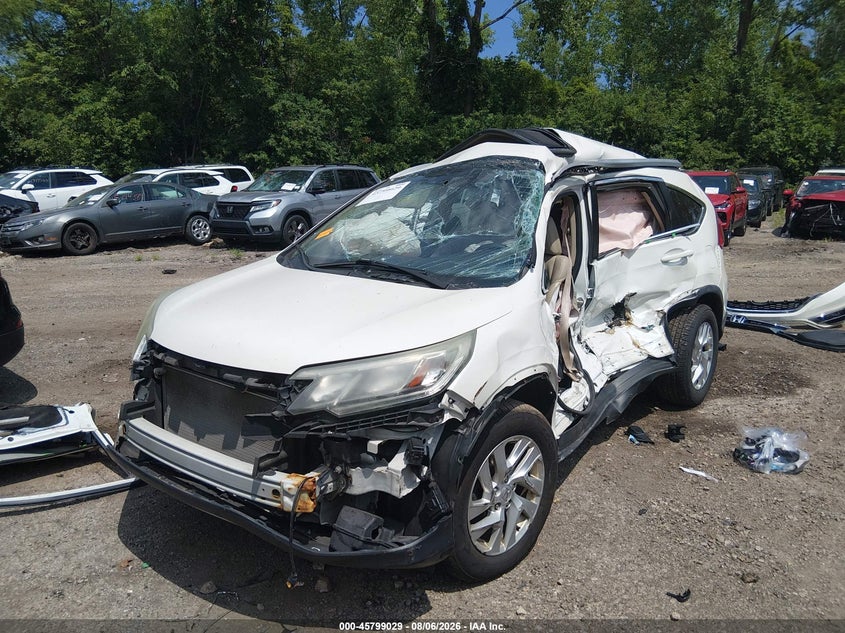 Vin: 5j6rm4h7xgl014737, lot: 46297860, honda cr-v ex-l 20162