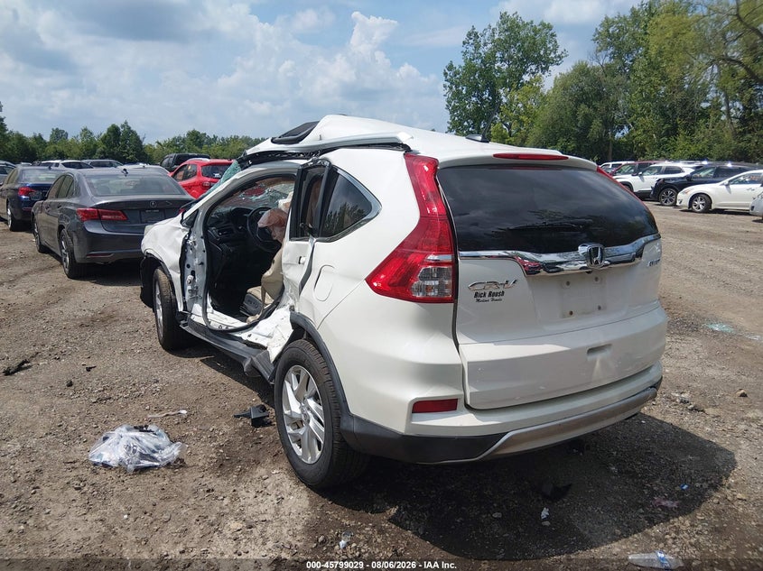 Vin: 5j6rm4h7xgl014737, lot: 46297860, honda cr-v ex-l 20163