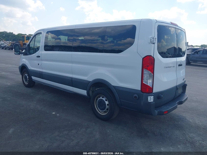 Vin: 1fbzx2ym6jkb52736, lot: 46297862, ford transit-350 xl 20183
