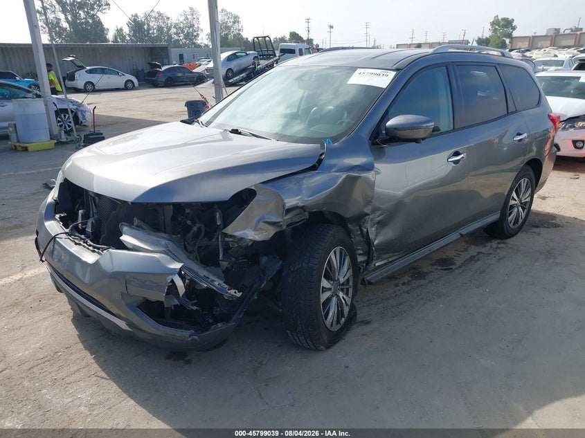 Vin: 5n1dr2mn7jc616010, lot: 46297870, nissan pathfinder sl 20182