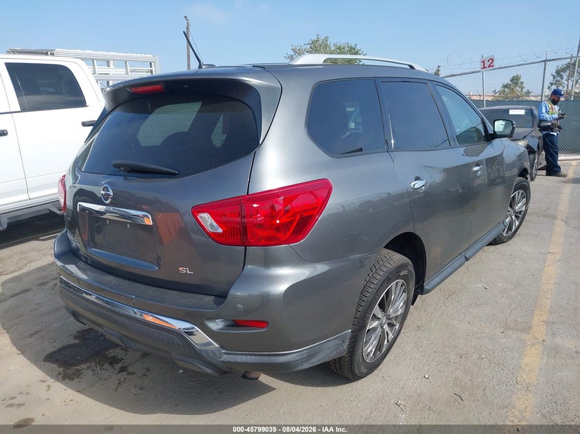 Vin: 5n1dr2mn7jc616010, lot: 46297870, nissan pathfinder sl 20184