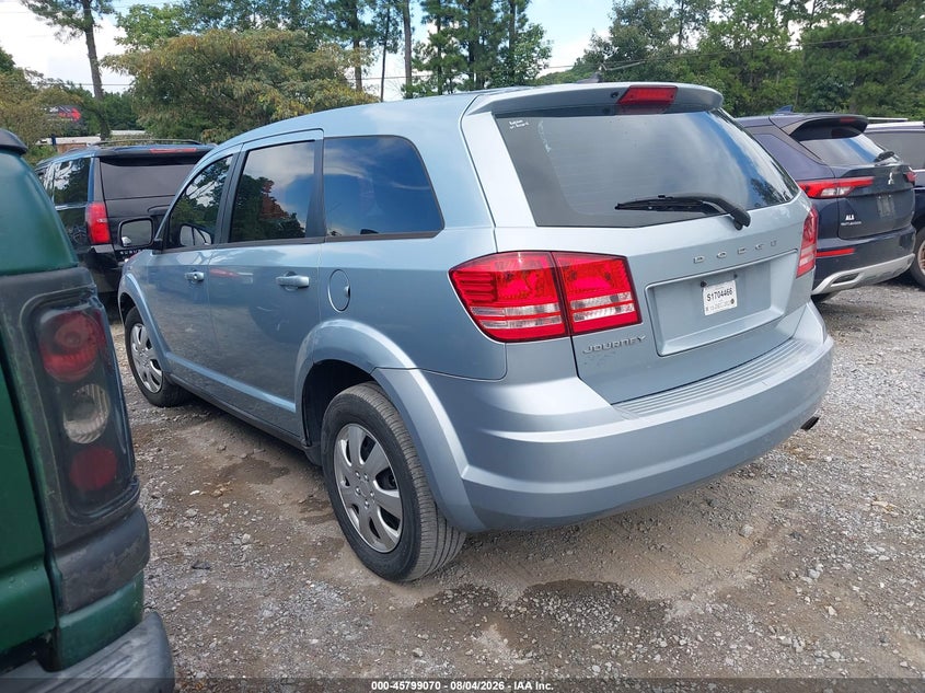 Vin: 3c4pdcab0dt728625, lot: 46297901, dodge journey american value pkg 20133
