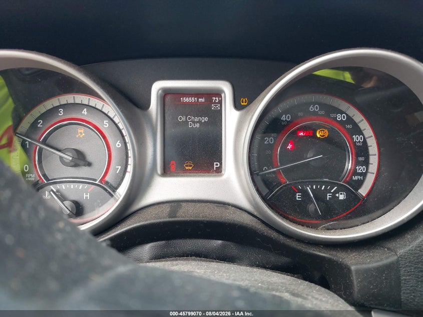 DODGE JOURNEY 2013 VIN 3C4PDCAB0DT728625
