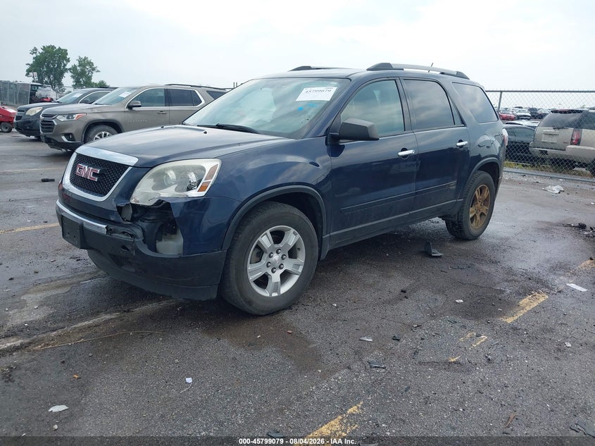 Vin: 1gkkrped0cj366949, lot: 46297911, gmc acadia sle 20122