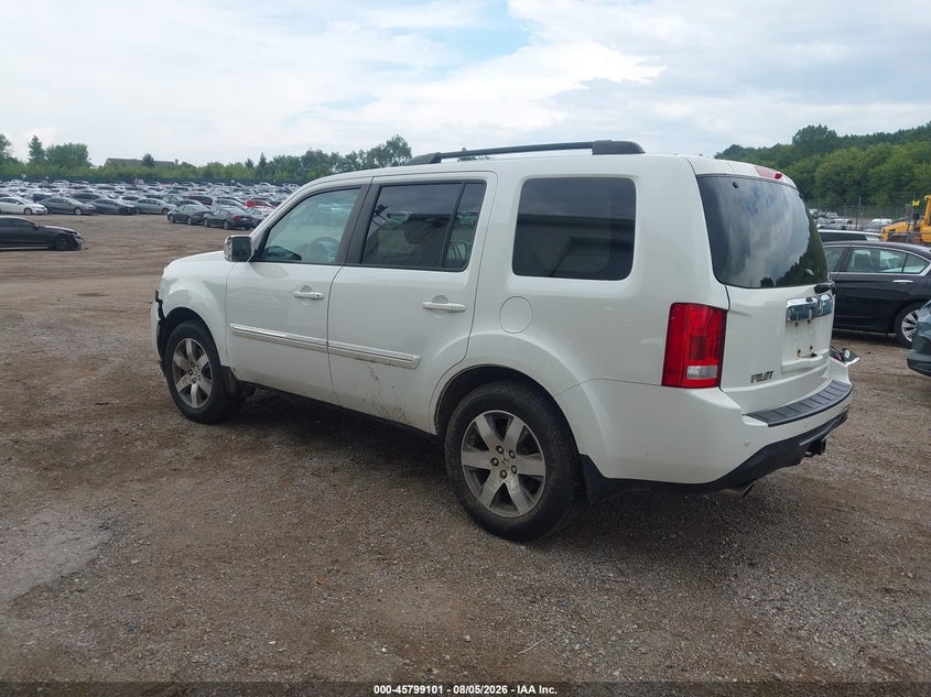 Vin: 5fnyf4h98eb001403, lot: 46297932, honda pilot touring 20143