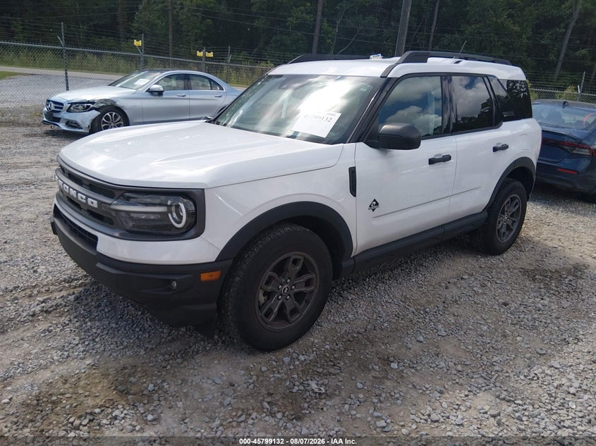 Vin: 3fmcr9b62pre19613, lot: 46297963, ford bronco sport big bend 20232