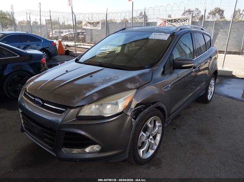 Vin: 1fmcu0jx6eub63745, lot: 46297968, ford escape titanium 20142