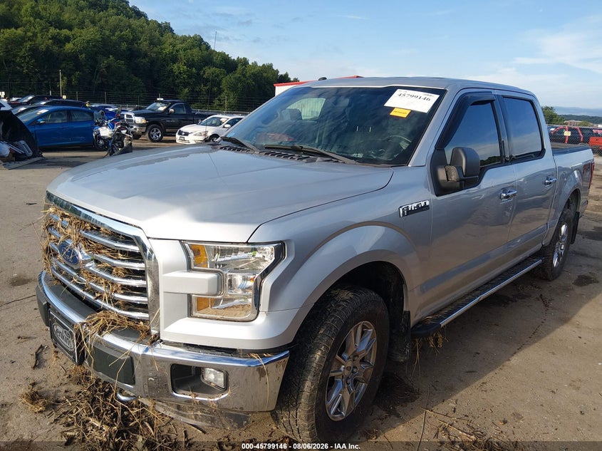 Vin: 1ftew1ef9gfc66499, lot: 46297977, ford f-150 xlt 20162