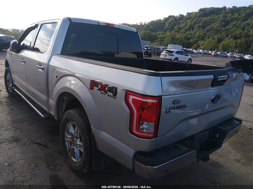 Vin: 1ftew1ef9gfc66499, lot: 46297977, ford f-150 xlt 20163