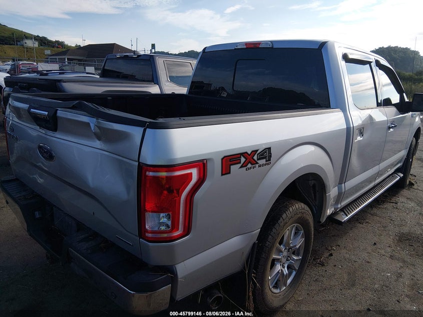 Vin: 1ftew1ef9gfc66499, lot: 46297977, ford f-150 xlt 20164
