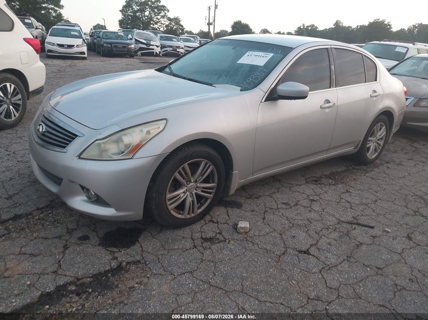 2011 Infiniti G, Обычный износ, IAAI, VIN JN1CV6AR4BM409387 — фото 2