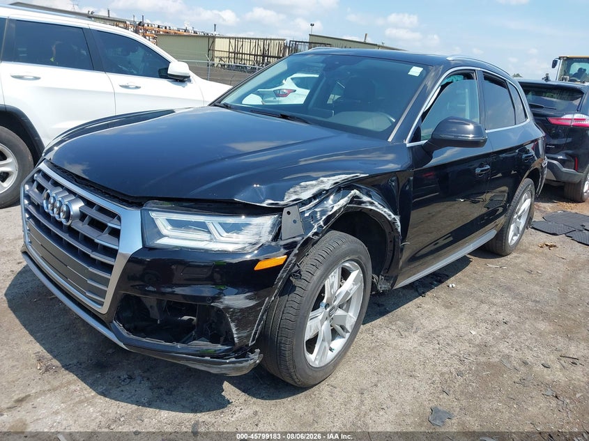 Vin: wa1bnafy9j2011804, lot: 46298014, audi q5 2.0t premium/2.0t tech premium 20182