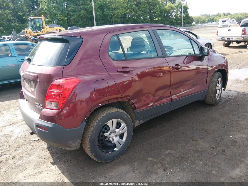 Vin: 3gncjksb9gl265153, lot: 46298061, chevrolet trax ls 20164