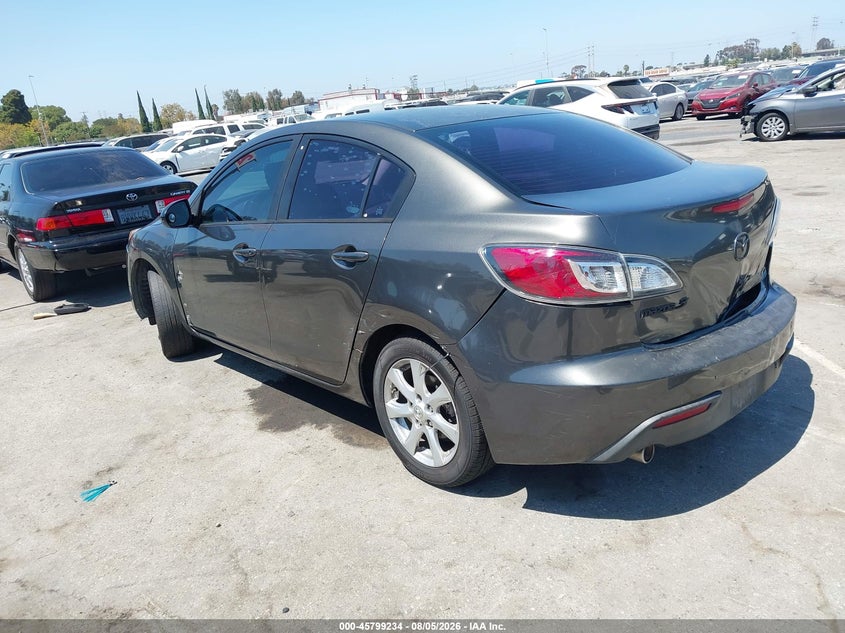 Vin: jm1bl1vg1b1386615, lot: 46298065, mazda mazda3 i touring 20113