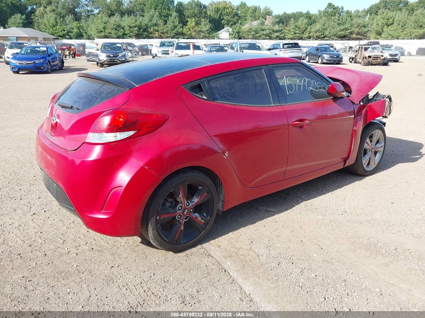 2017 HYUNDAI VELOSTER auction photo 4