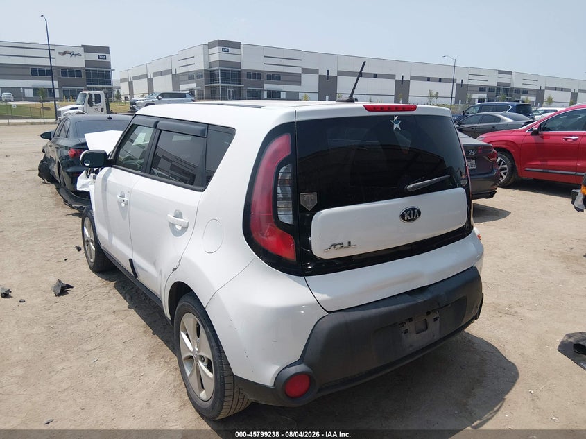 Vin: kndjn2a2xe7086336, lot: 46298069, kia soul 20143