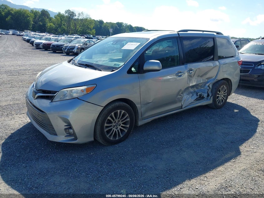 Vin: 5tdyz3dc2ks013556, lot: 46298076, toyota sienna xle 8 passenger 20192