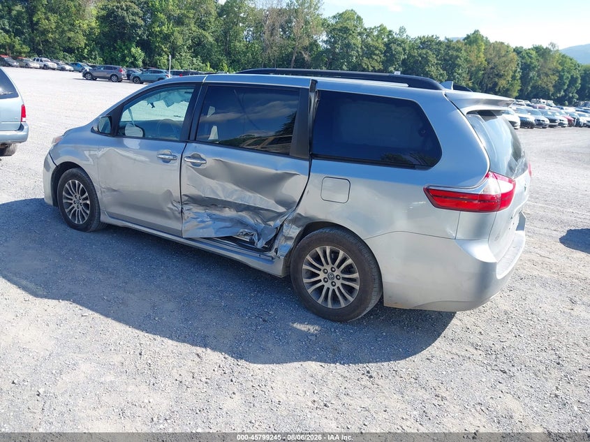 Vin: 5tdyz3dc2ks013556, lot: 46298076, toyota sienna xle 8 passenger 20193