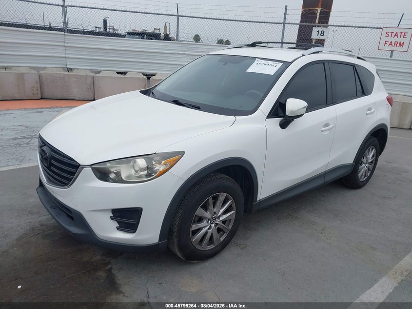 Vin: jm3ke2by7g0628163, lot: 46298095, mazda cx-5 sport 20162
