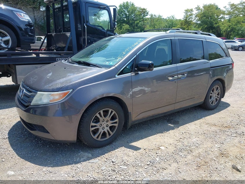 Vin: 5fnrl5h65cb013644, lot: 46298140, honda odyssey ex-l 20122