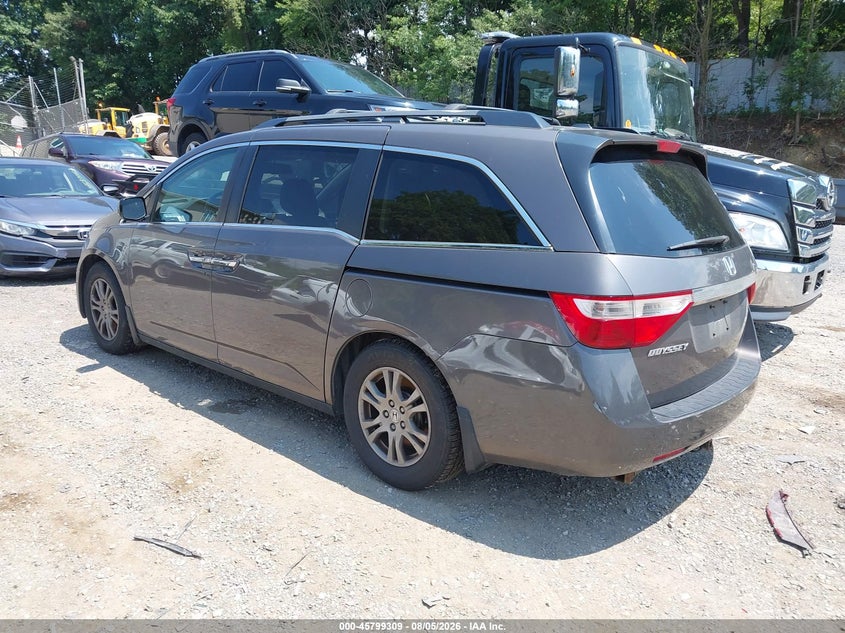 Vin: 5fnrl5h65cb013644, lot: 46298140, honda odyssey ex-l 20123