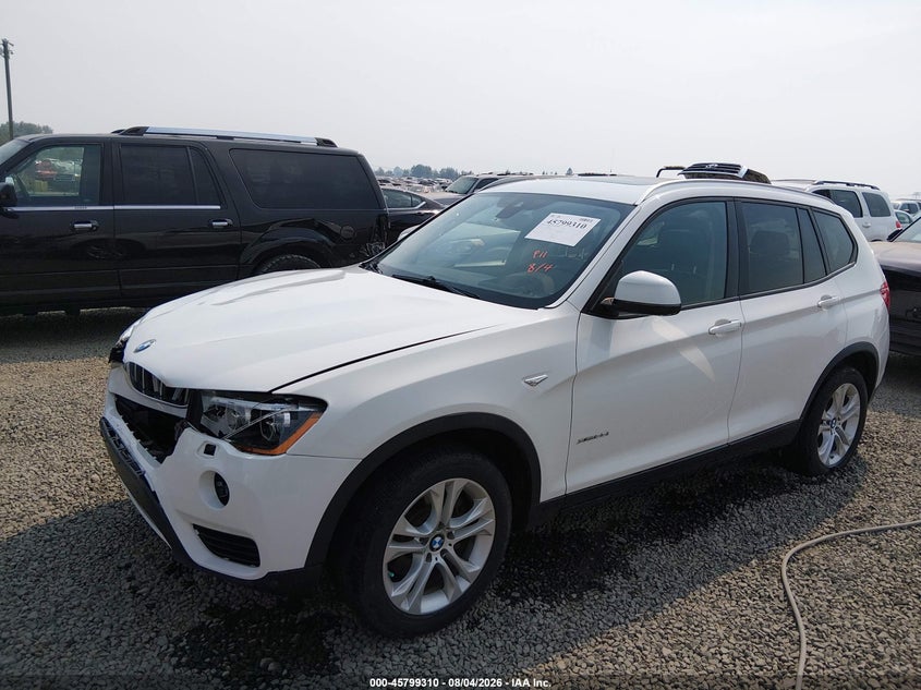 Vin: 5uxwx7c5xg0s17876, lot: 46298141, bmw x3 xdrive35i 20162