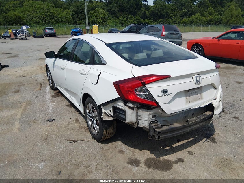 Vin: 19xfc2f5xhe015334, lot: 46298143, honda civic lx 20173