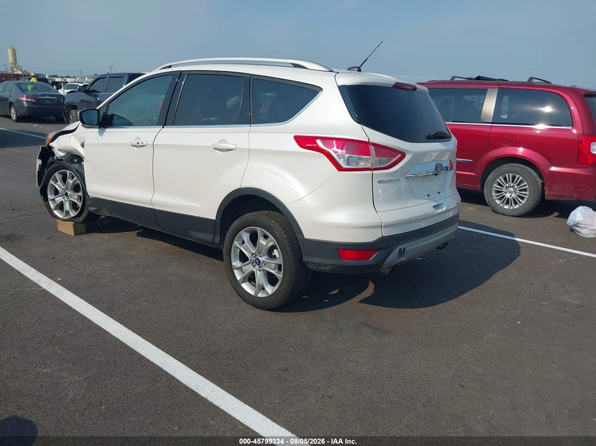 Vin: 1fmcu0jx0fub39006, lot: 46298165, ford escape titanium 20153