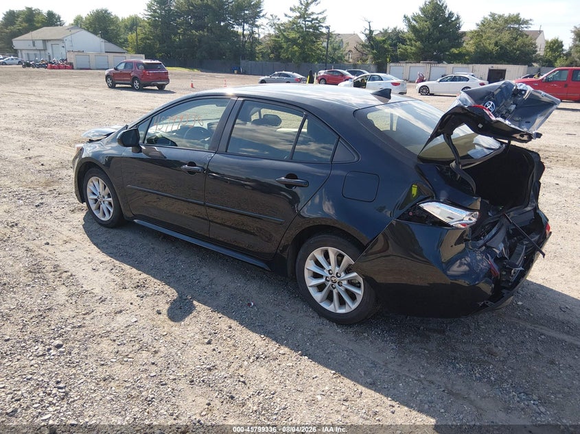 Vin: jtdvpmae2nj217506, lot: 46298167, toyota corolla le 20223