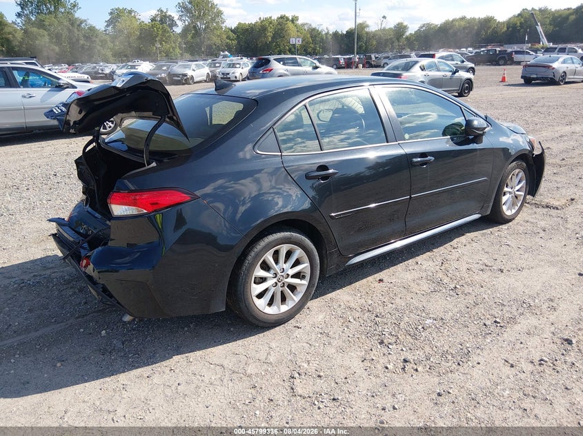 Vin: jtdvpmae2nj217506, lot: 46298167, toyota corolla le 20224