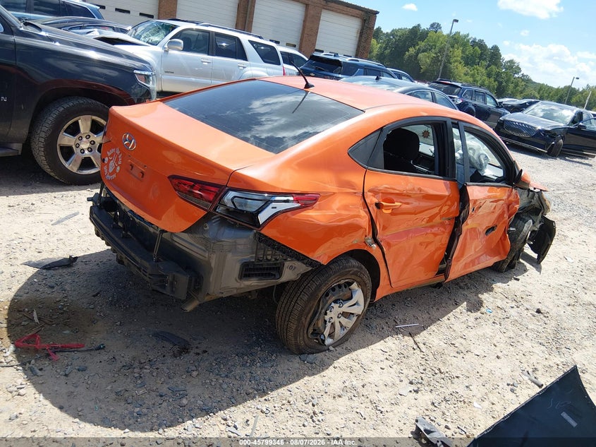 Vin: 3kpc24a66le125761, lot: 46298177, hyundai accent se 20204