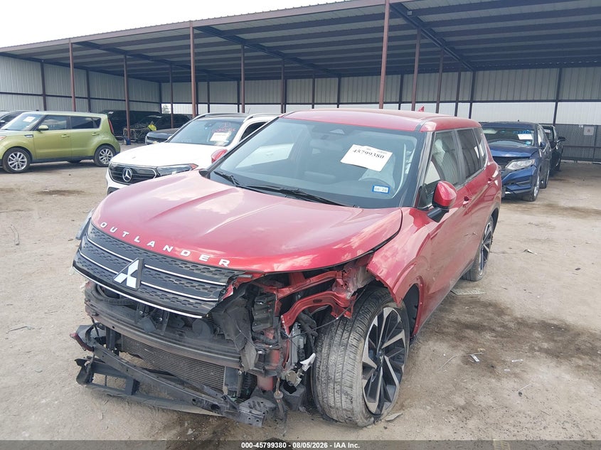 Vin: ja4j3ta89nz015871, lot: 46298211, mitsubishi outlander es 2.5 2wd 20222