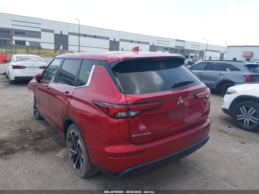 Vin: ja4j3ta89nz015871, lot: 46298211, mitsubishi outlander es 2.5 2wd 20223