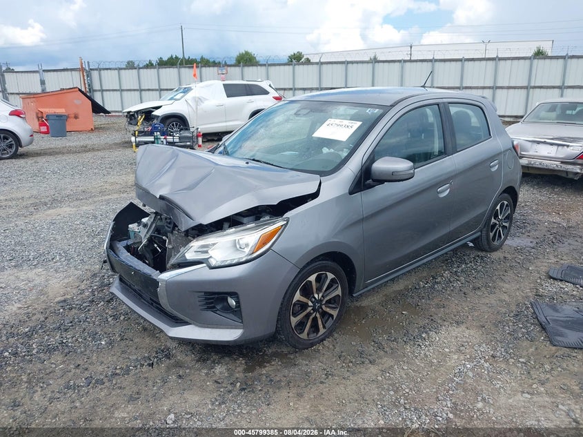 Vin: ml32awhj4nh005364, lot: 46298216, mitsubishi mirage se 20222