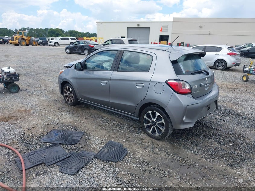 Vin: ml32awhj4nh005364, lot: 46298216, mitsubishi mirage se 20223