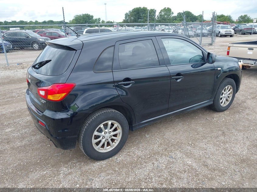 Vin: ja4ap3au1bz008975, lot: 46298246, mitsubishi outlander sport es 20114