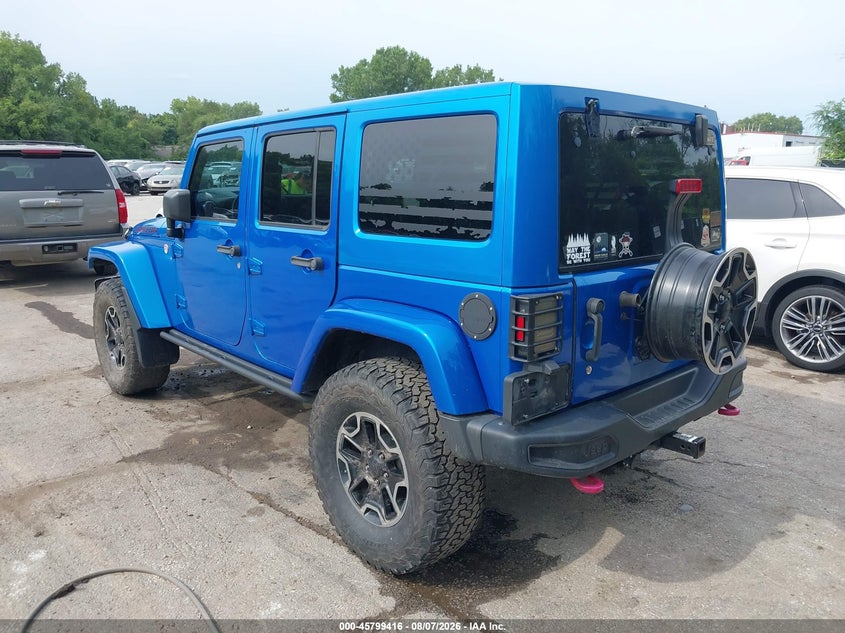 Vin: 1c4bjwfg5fl754323, lot: 46298247, jeep wrangler unlimited rubicon hard rock 20153
