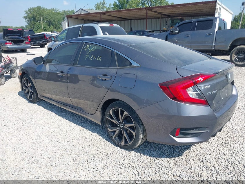 Vin: 2hgfc2f89lh513064, lot: 46298263, honda civic sport 20203