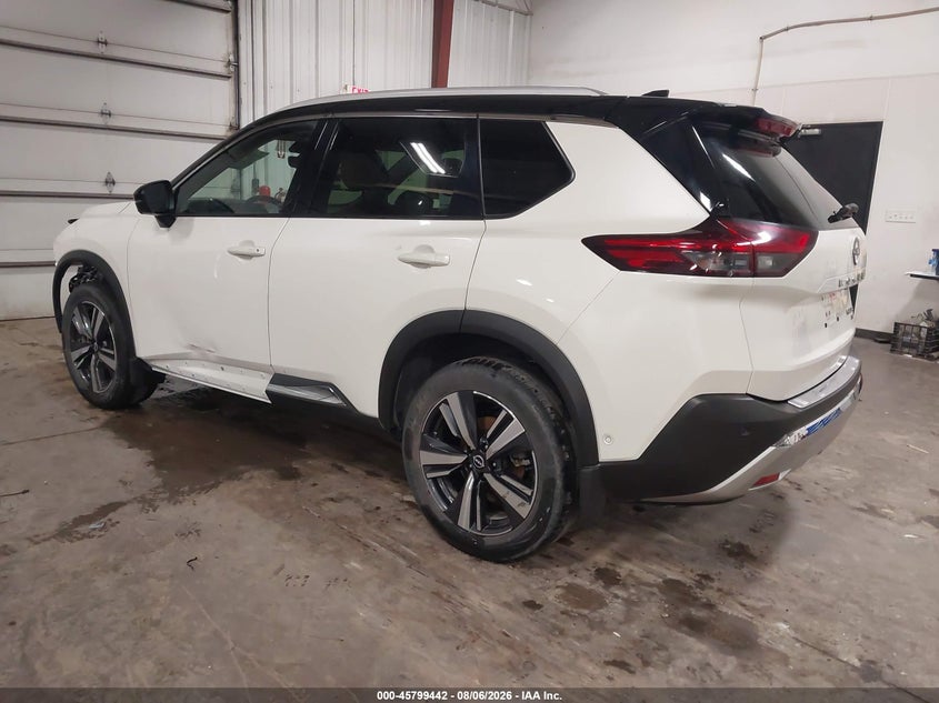 Vin: jn8bt3dd2pw308703, lot: 46298273, nissan rogue platinum intelligent awd 20233