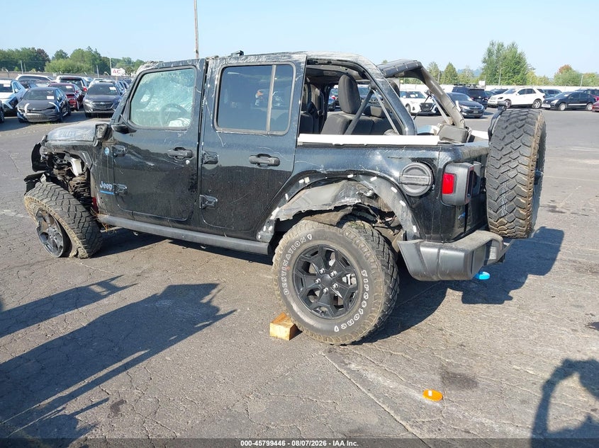 Vin: 1c4jjxn67pw629155, lot: 46298277, jeep wrangler 4xe 4x4 20233