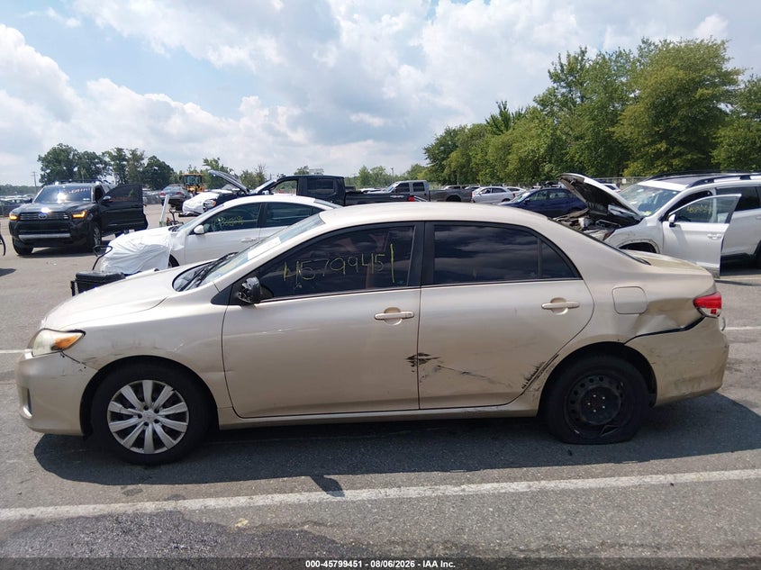 2012 TOYOTA COROLLA SEDAN 1.8L I-4 DOHC, VVT, 132HP