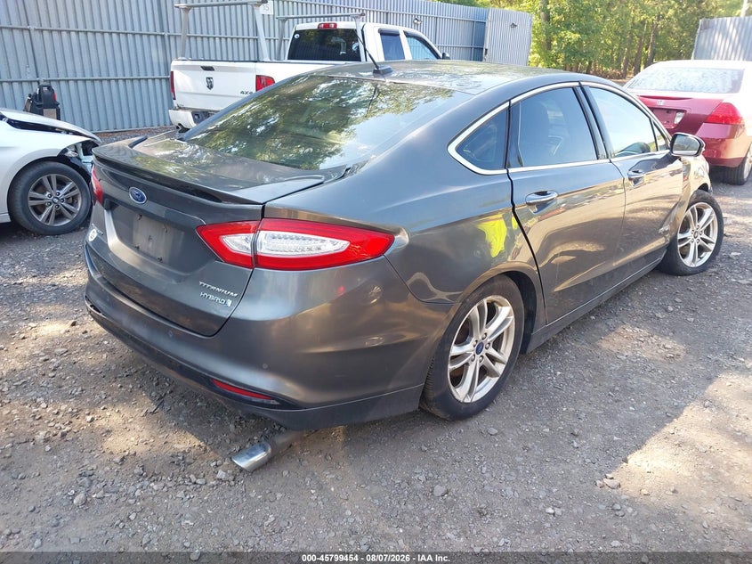Vin: 3fa6p0ru0gr189874, lot: 46298285, ford fusion hybrid titanium 20164