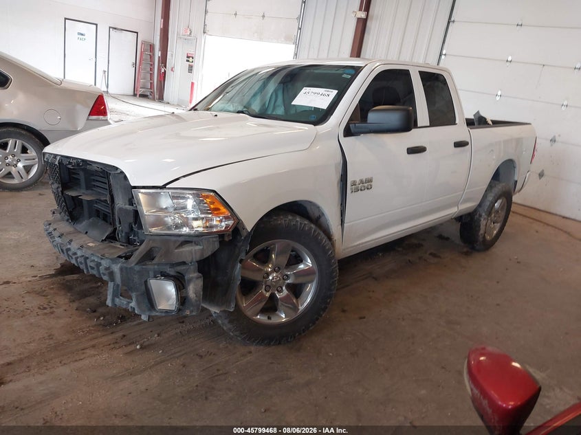 Vin: 1c6rr7fg7js320536, lot: 46298299, ram 1500 express  4x4 6'4 box 20182
