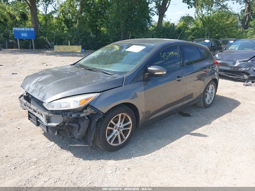 Vin: 1fadp3k25hl313204, lot: 46298309, ford focus se 20172