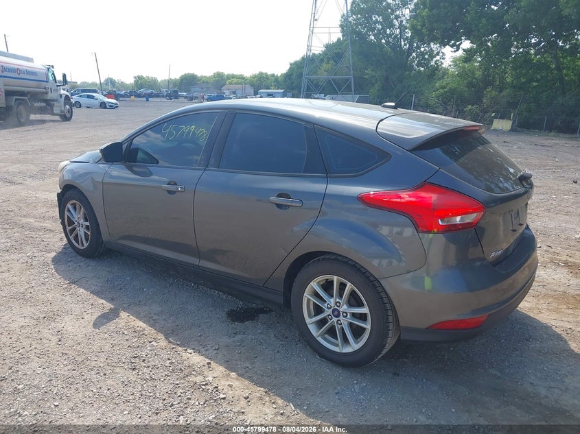 Vin: 1fadp3k25hl313204, lot: 46298309, ford focus se 20173