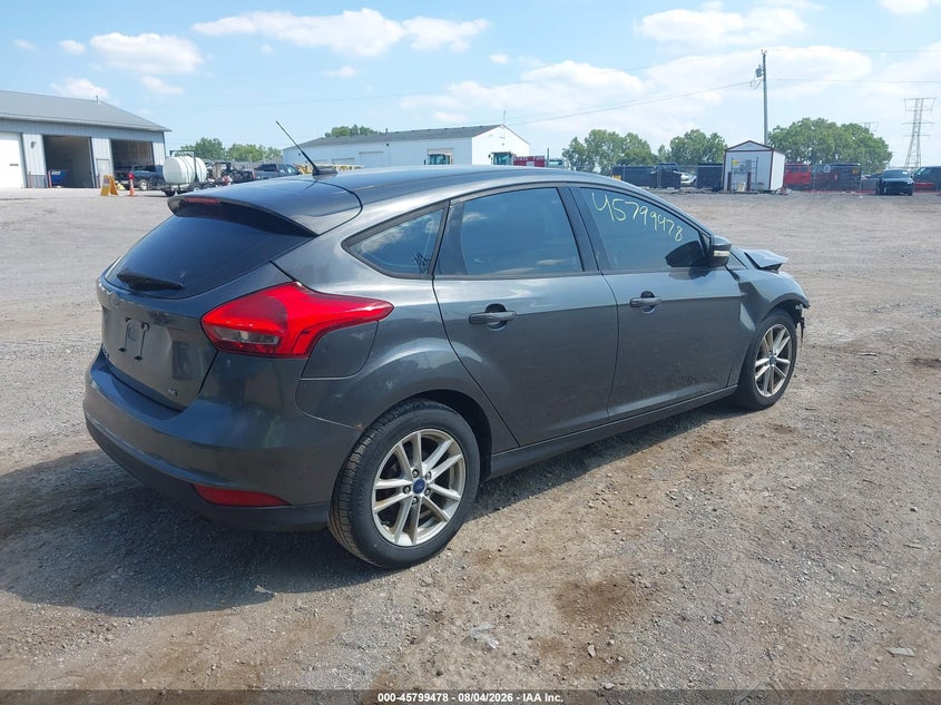 Vin: 1fadp3k25hl313204, lot: 46298309, ford focus se 20174