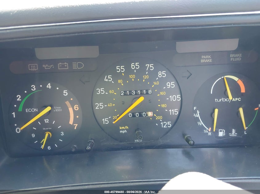 1989 SAAB 900 auction photo 7