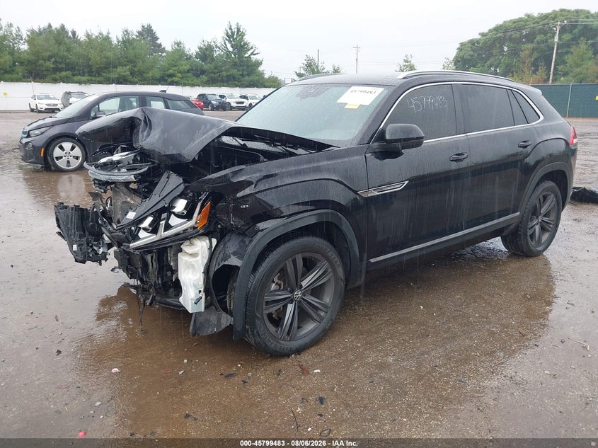 Vin: 1v2se2ca0nc224271, lot: 46298314, volkswagen atlas cross sport 3.6l v6 sel r-line 20222