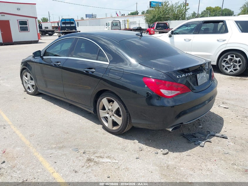 Vin: wddsj4eb8gn368033, lot: 46298317, mercedes-benz cla 250 20163